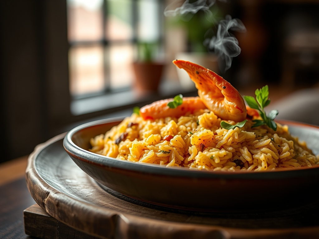 Arroz à grega colorido