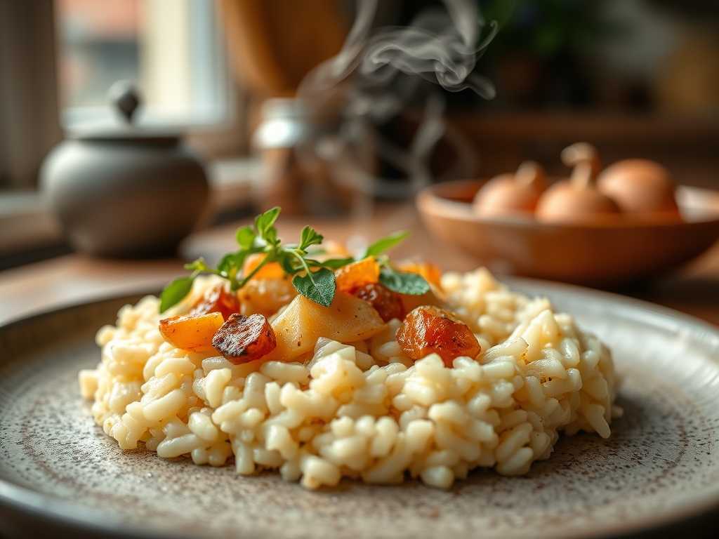Arroz doce com canela
