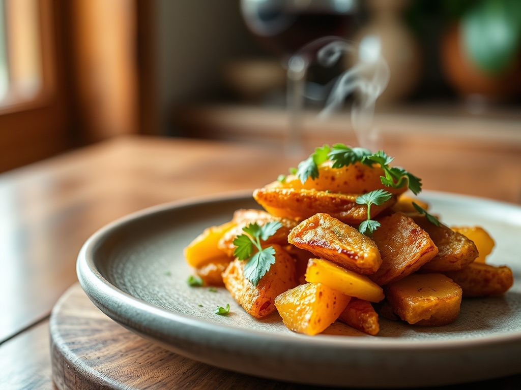 Batata frita sequinha