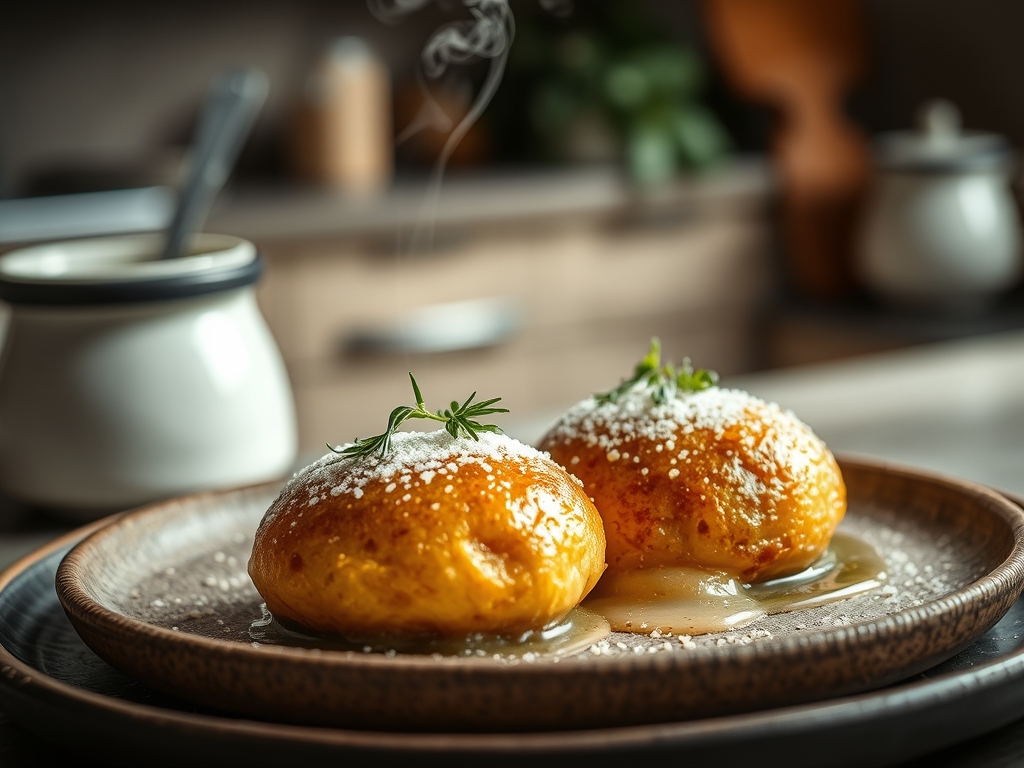 Bolinho de chuva com açúcar