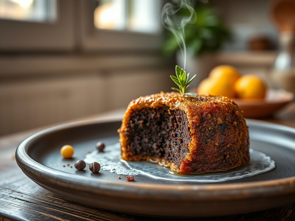 Bolo de cenoura com chocolate