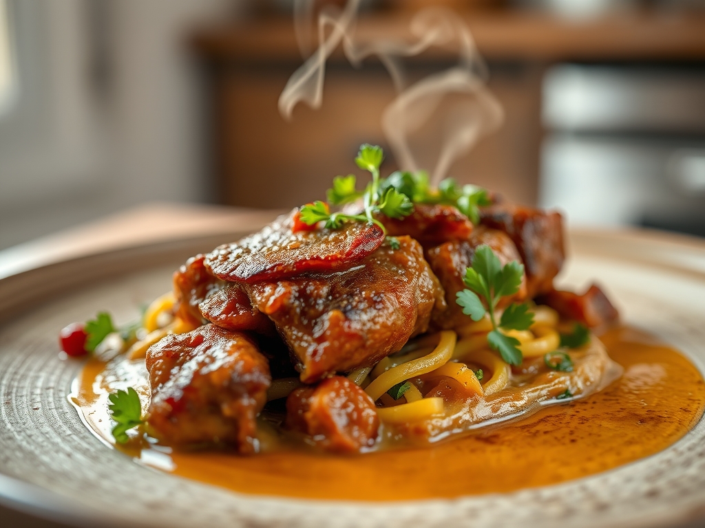 Escondidinho de carne seca