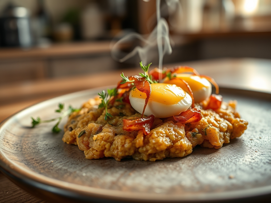 Farofa de ovos e cebolinha