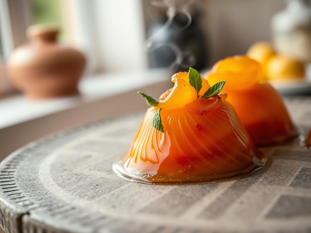 Gelatina colorida de festa