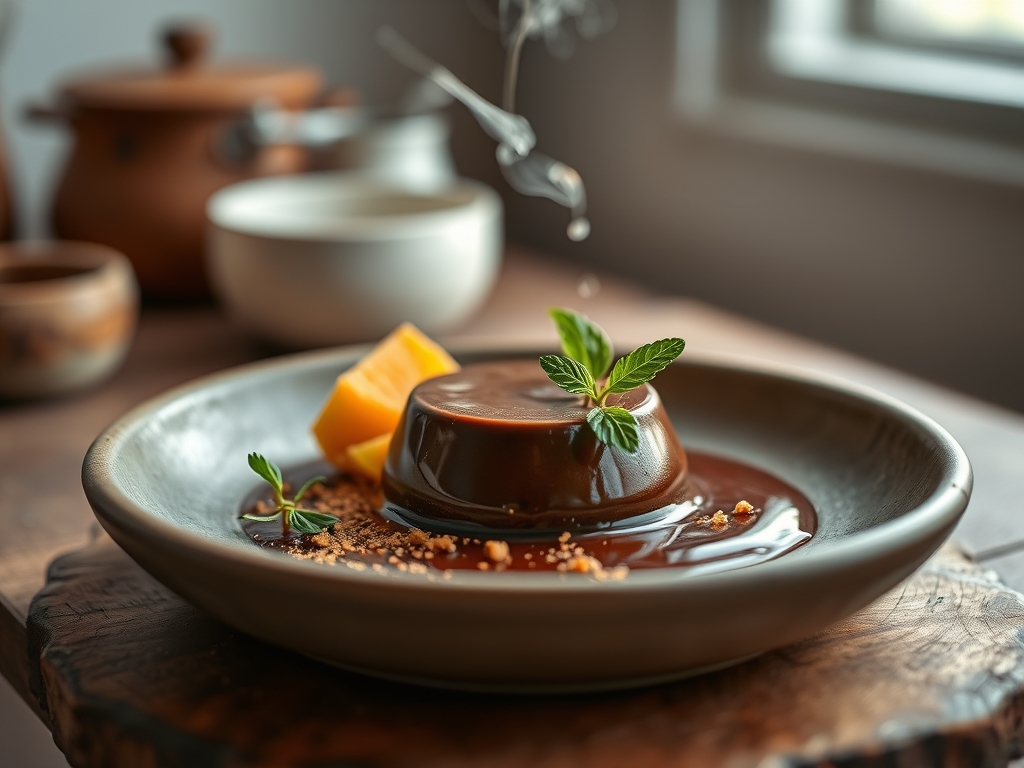 Mousse de chocolate suave