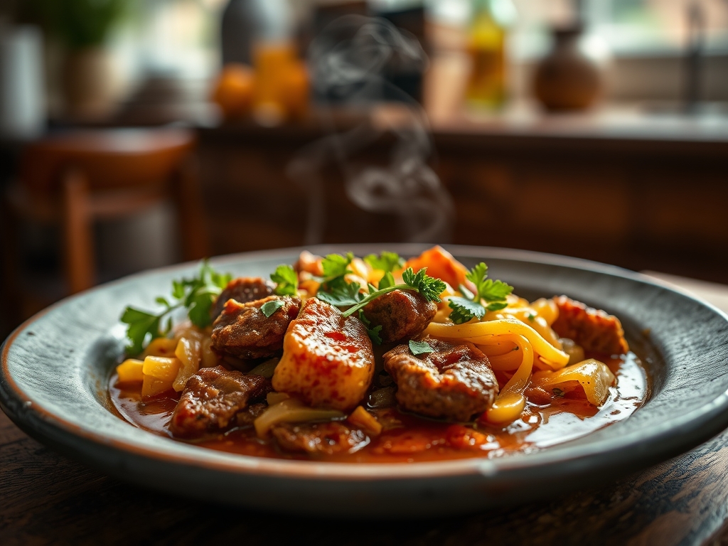 Panqueca de carne moída