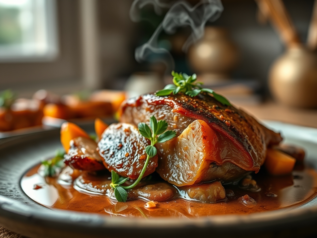 Pernil assado de Natal