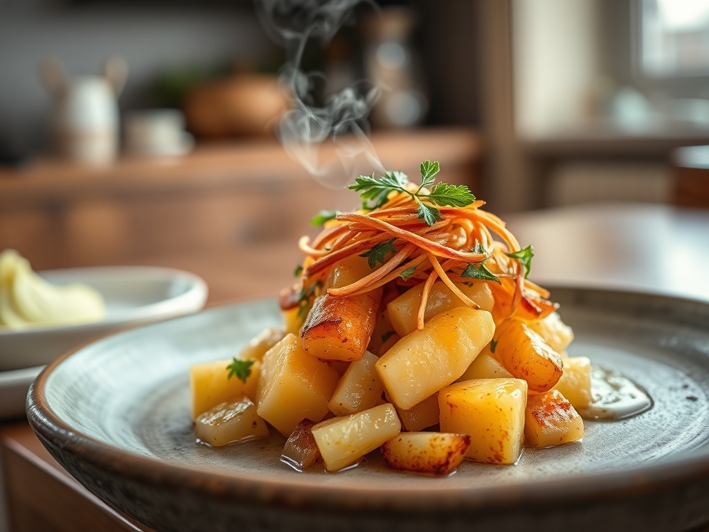 Salada de batata com maionese