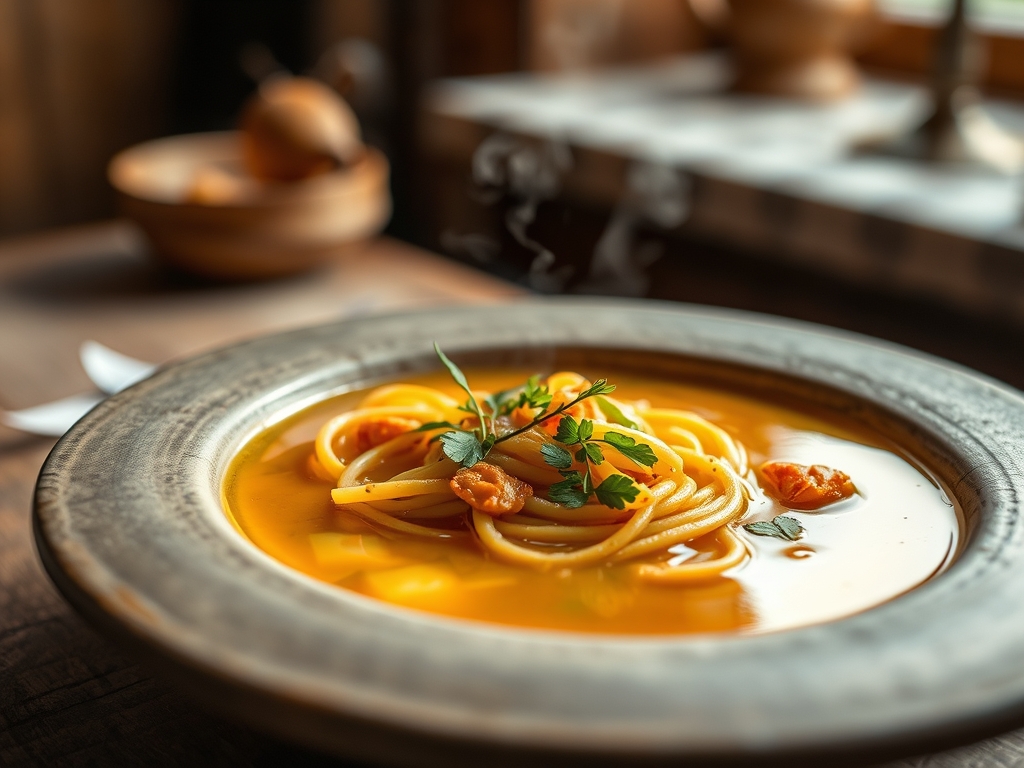 Sopa de capeletti in brodo