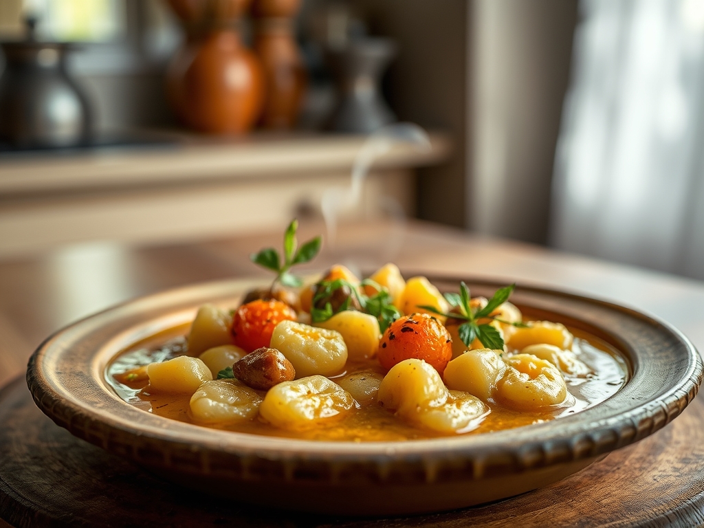 Sopa de feijão com macarrão