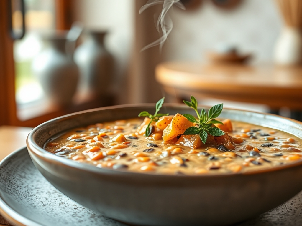 Sopa de lentilha para ano novo