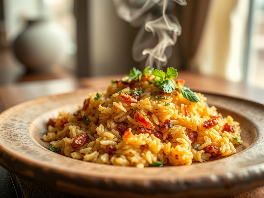 Arroz frito de ontem pro