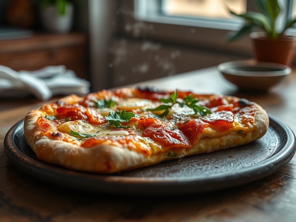 Pizza de pão francês rápida