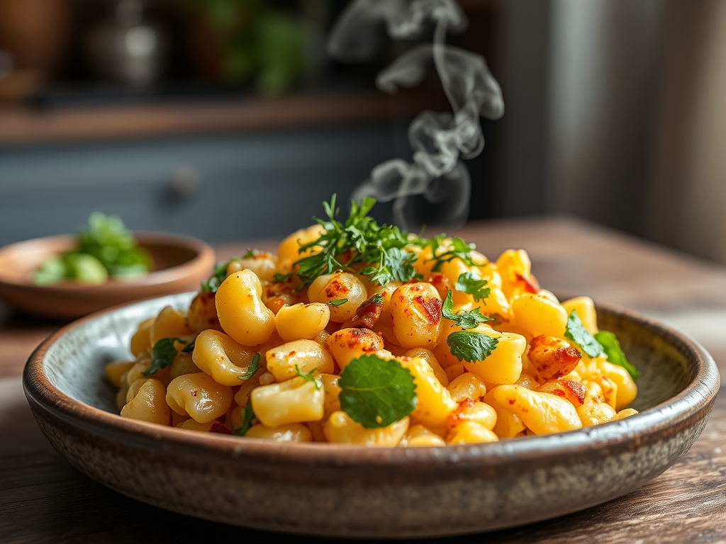 Salada de macarrão com atum